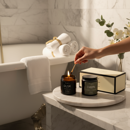 Dusk & Dawn Soy Candle Gift Set Duo