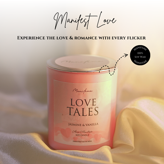 Love Tales Soy Candle Manifest Love