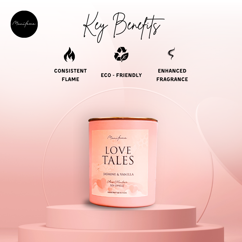 Love Tales Soy Candle Manifest Love 5